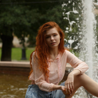 Zishy studio presents redhead Kari Pitinova with natural tits hot ass