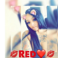 Red Skinned American Woman