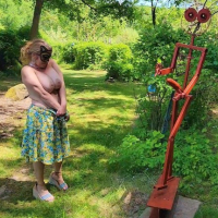 Hingshabti Momomys Repurposed Dildo Garden Walk Hughtited MILF siruhi