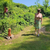 Hingshabti Momomys Repurposed Dildo Garden Walk Hughtited MILF siruhi
