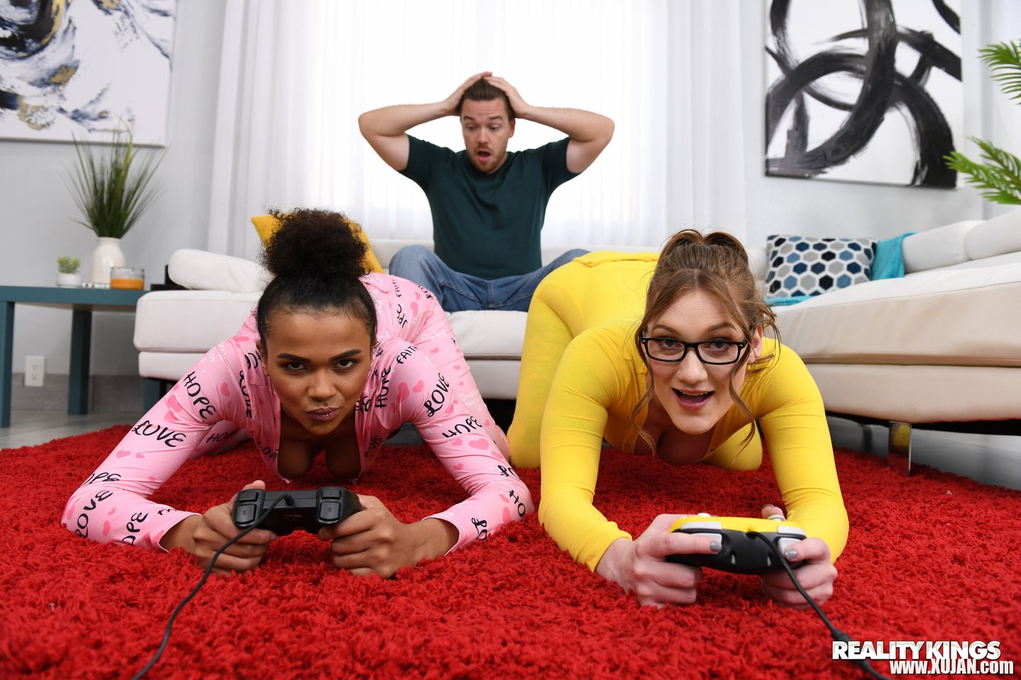 Hot gamers Aria Kai and Alina Ali get banged - Photo #2927730