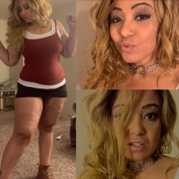 Blonde Latina Babe Modeling