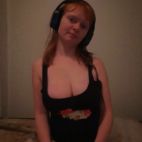 Sexy Redheaded Gamer Girl