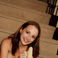 Tiny Tabitha corn fucker this girl knows how to shuck and fuck corn you have to