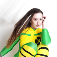 French cosplay babe Elouise Please unveils big tits and tattoos