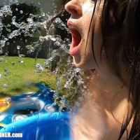 Big wet milf Tits in the pool