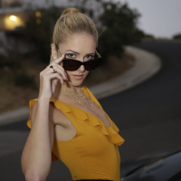 Cool young babe Mazzy Grace spreads tight wet twat for shady stranger
