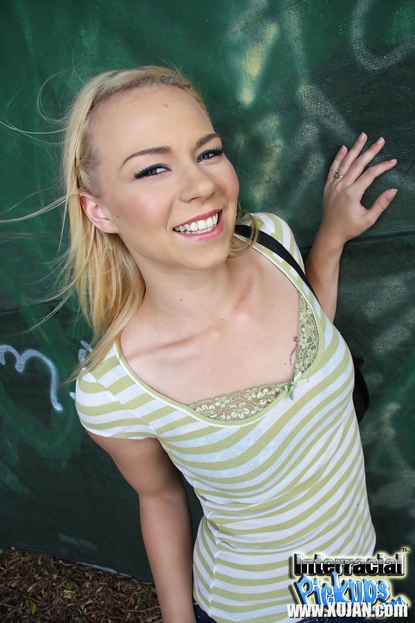 hot blonde teen cant say no to a big cocked black dude - Photo #2969012