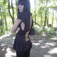 Pictures of Nadia getting ready for a sexy night on the town