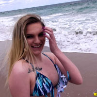 Crystal Young gets paid to ride on a massive Boner