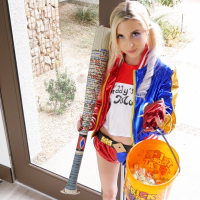 Sweet Piper Perri gets plowed hard on Halloween
