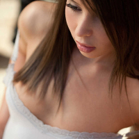 Gorgeous babe Sally Charles strip teasing