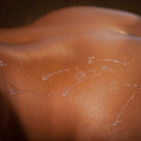 Adrianna Luna takes a cumshot on her ass after a sensual fucking