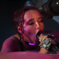 Nasty girls Emily Woods and Ruby Sims getting down and dirty
