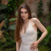 MetArt X outdoors solo session with hot brunette model Monika May