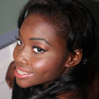 Ebony babe Osa Lovely gets a nasty facial cum bukkake