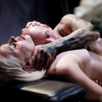 Filthy blonde Helena Locke gets her wet pussy licked and dicked hard