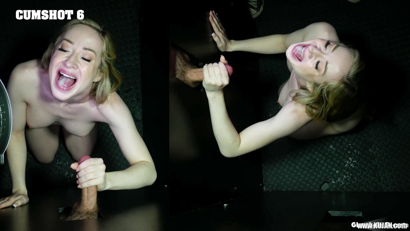 Lovely blonde Alaina Taylor sucks dicks and eats cum through the gloryhole - Photo #3094176