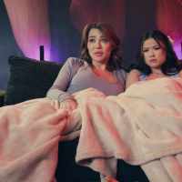Lulu Chu getting shagged hard by Emma Rose and Valeria Atreides
