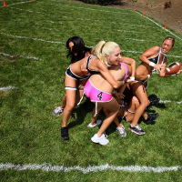 Outdoor sports in hardly noticeable uniform make Nina James horny