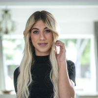 Slim young beauty Megane Lopez reveals awesome nude body on camera