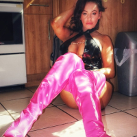 Pinkblack PVC