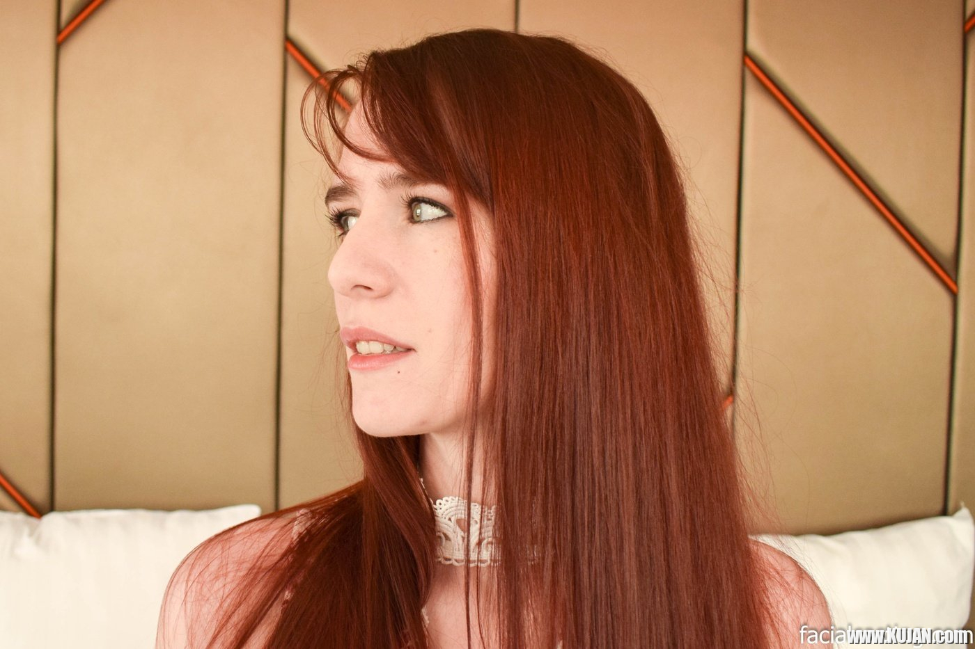 Redhead cutie Isabella Both makes a guy cum on her face - Photo #3124349