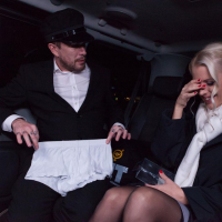 Sweet Ms Lynna gets plowed in Traffic for Xmas