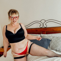 BBW azdr bardzratsum Red Panties Fat Arms Armpit