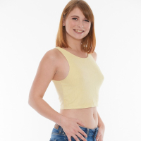Wild young redhead Ginger Grey spreads white twat for big black sausage