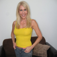 Busty mature Erica Lauren gets on her knees to please husbands sweet dick