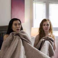 Mature Reagan Foxx teaches Madi and Kimmy how to lick pussy