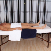 Caprice Capone strokes and sucks a Dick on the Massage Table