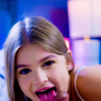 Ravishing Sky Wonderland sucking her older lovers big cock
