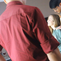 Karla Kush having threesome with 2 asian studs