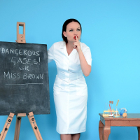 Carla Brown showing her Bum in vintage Stockings