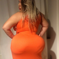 Amazing BBW Natasha Crown shows off her huge ass and tits indoors and out