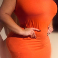 Amazing BBW Natasha Crown shows off her huge ass and tits indoors and out