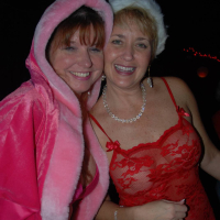 Dee Delmar Tracie Licks gets frisky at a party