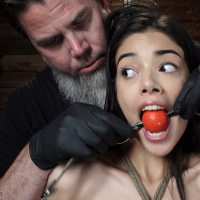 Kinky youngster Harmony Wonder experiences bondage