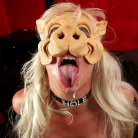 Blonde Raven Black gets talked into sucking and riding a dick