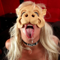 Blonde Raven Black gets talked into sucking and riding a dick