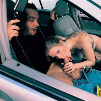 Horny Claudia Bitch enjoys stiff pecker outdoors
