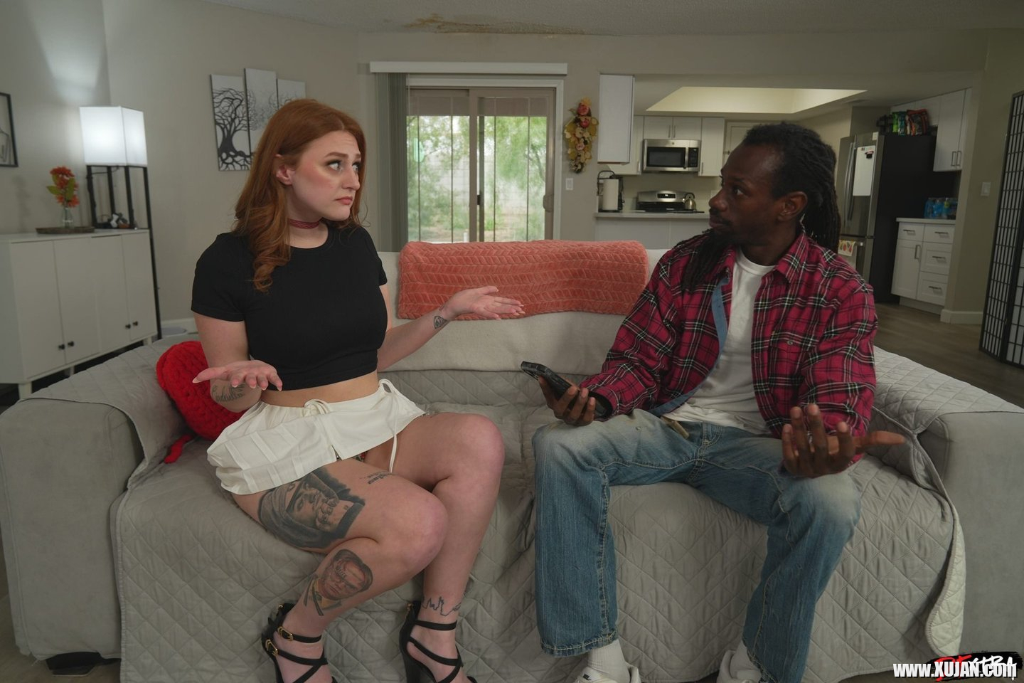 Redhead Katrina Marie enjoys during interracial MMF threesome - Photo #3180278
