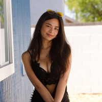 Topless brunette Scarlett Alexis loves posing outdoors for Zishy
