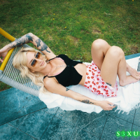 Busty beauty Kathryn Mae has fun sucking and getting banged on bed