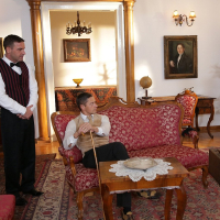 Jessyka Swan fucked by two Gents in a big Mansion