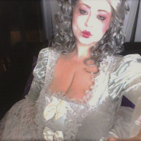 Samantha 38g cosplays Marie Antoinette in a sexy photoshoot