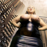 Busty Samantha 38G loves to show off her enormous natural rack