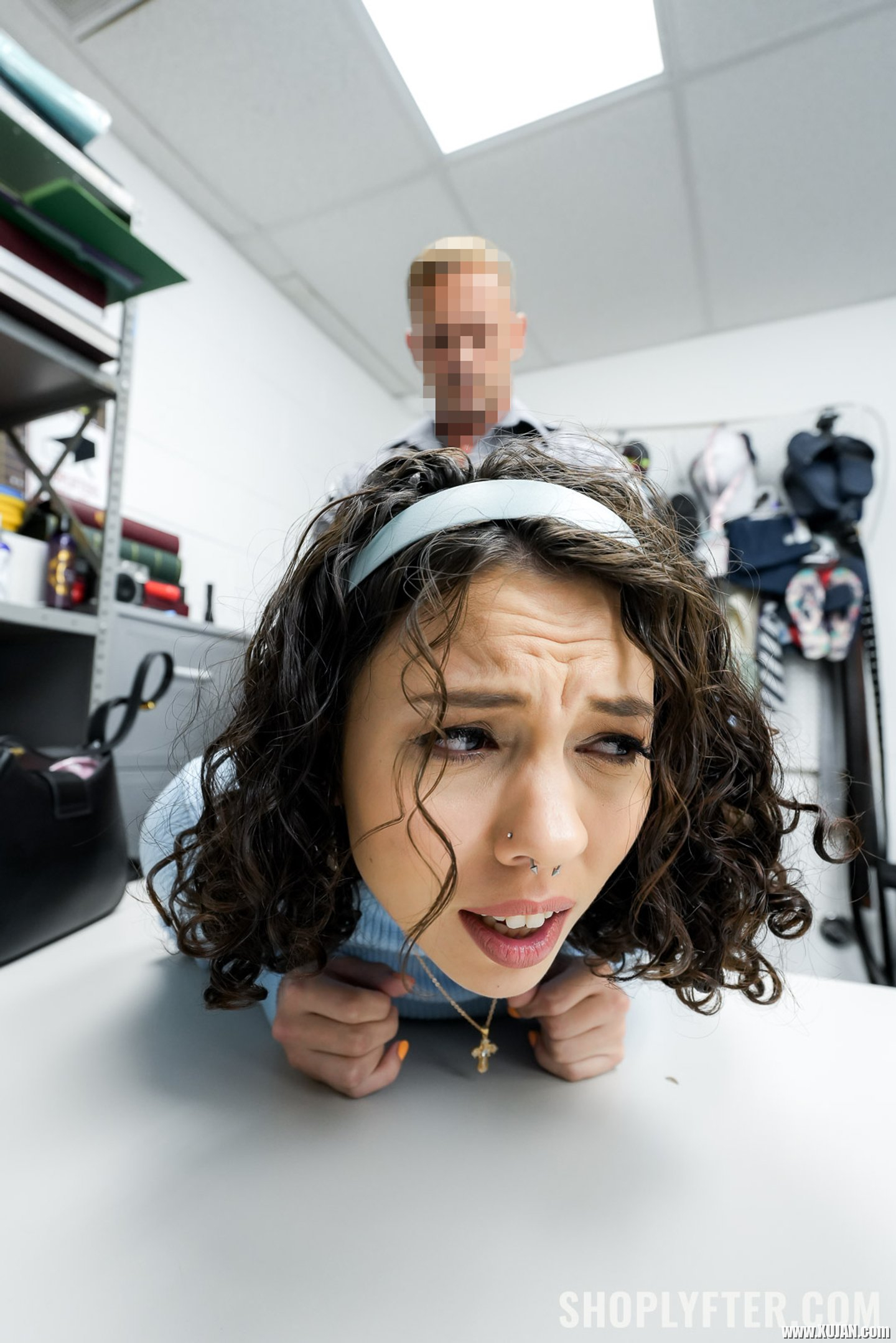 Skinny college chick gets caught for stealing Satine Summers - Photo #3187619